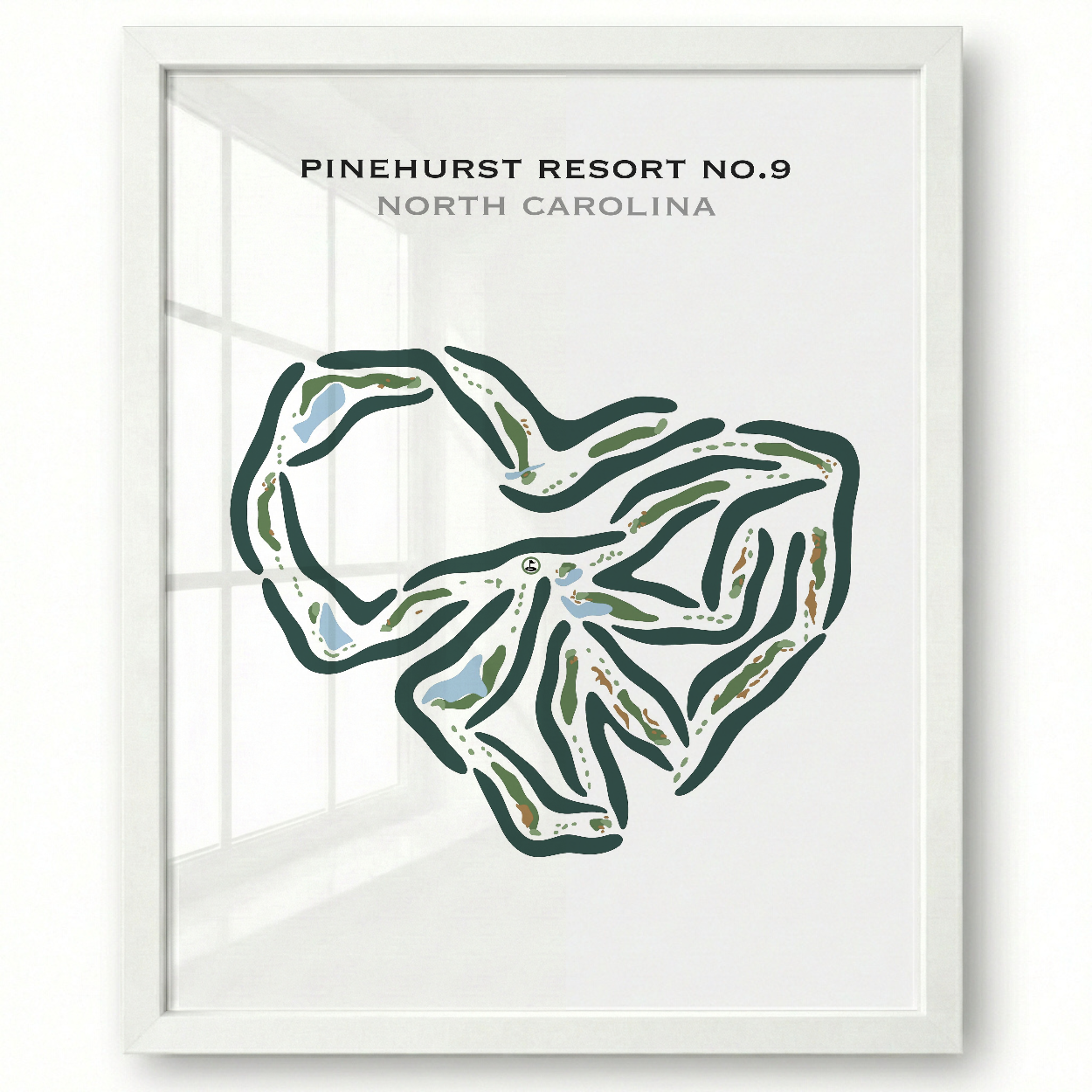 Pinehurst Resort No. 9, North Carolina - Printed Golf Courses