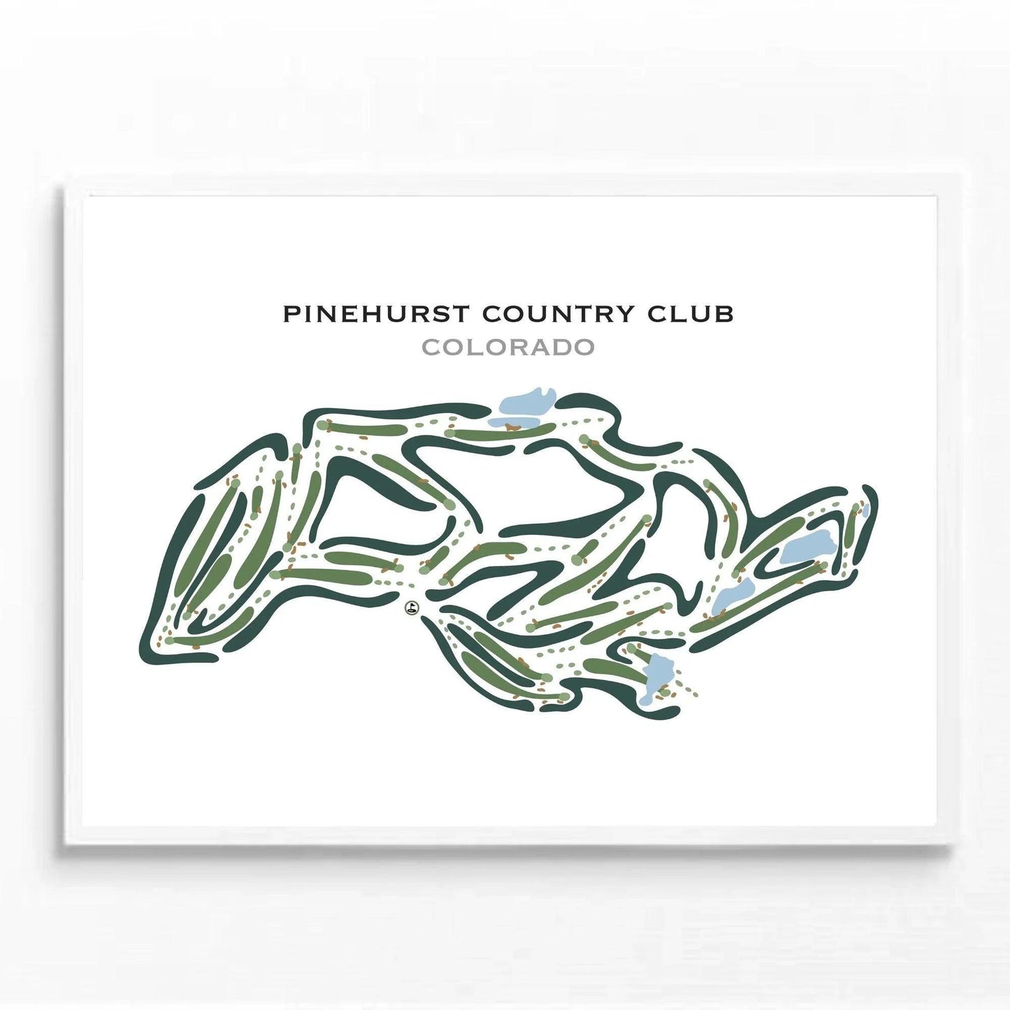 Pinehurst Country Club, Colorado - Printed Golf Courses