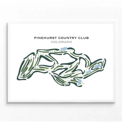 Pinehurst Country Club, Colorado - Printed Golf Courses
