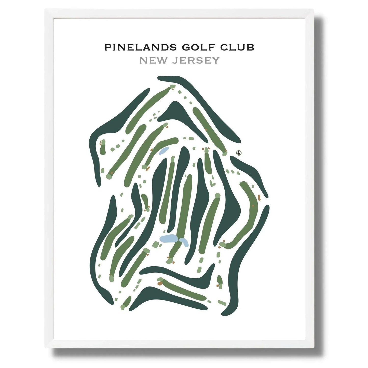 Pinelands Golf Club, New Jersey - Printed Golf Course