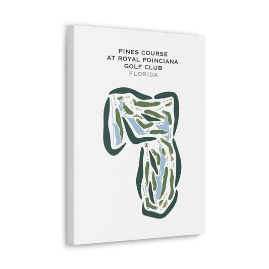Pines Course at Royal Poinciana Golf Club, Florida  - Printed Golf Courses