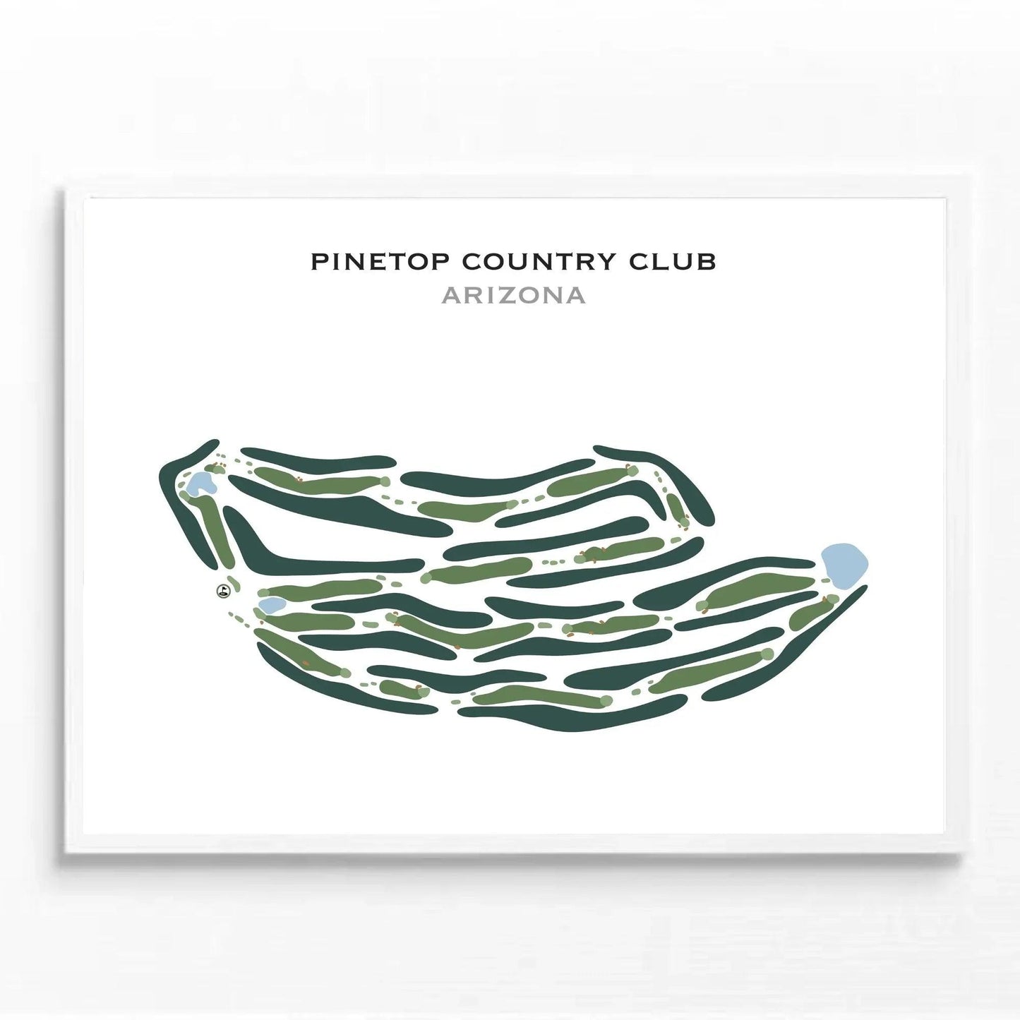 Pinetop Country Club, Arizona - Printed Golf Course