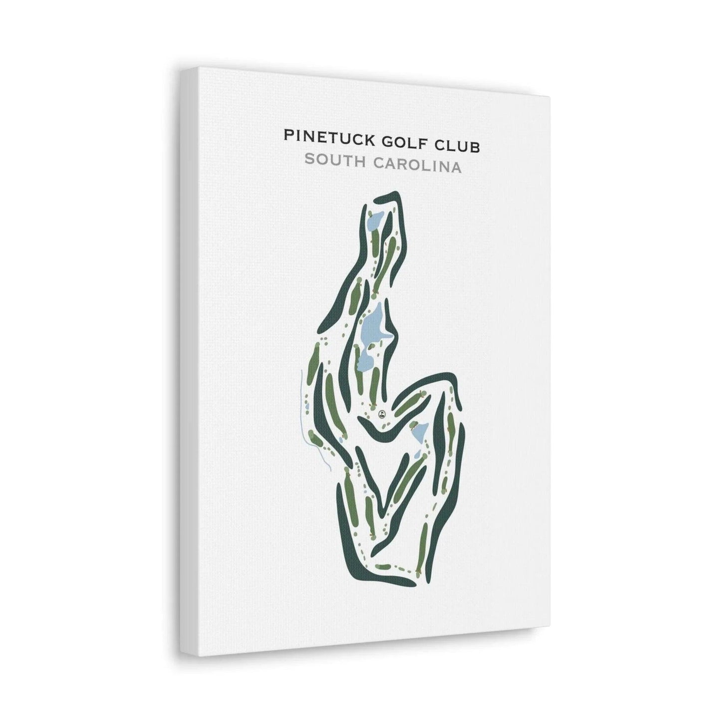 Pinetuck Golf Club, South Carolina - Printed Golf Course