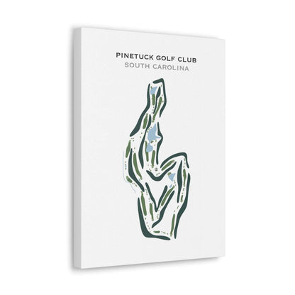 Pinetuck Golf Club, South Carolina - Printed Golf Course