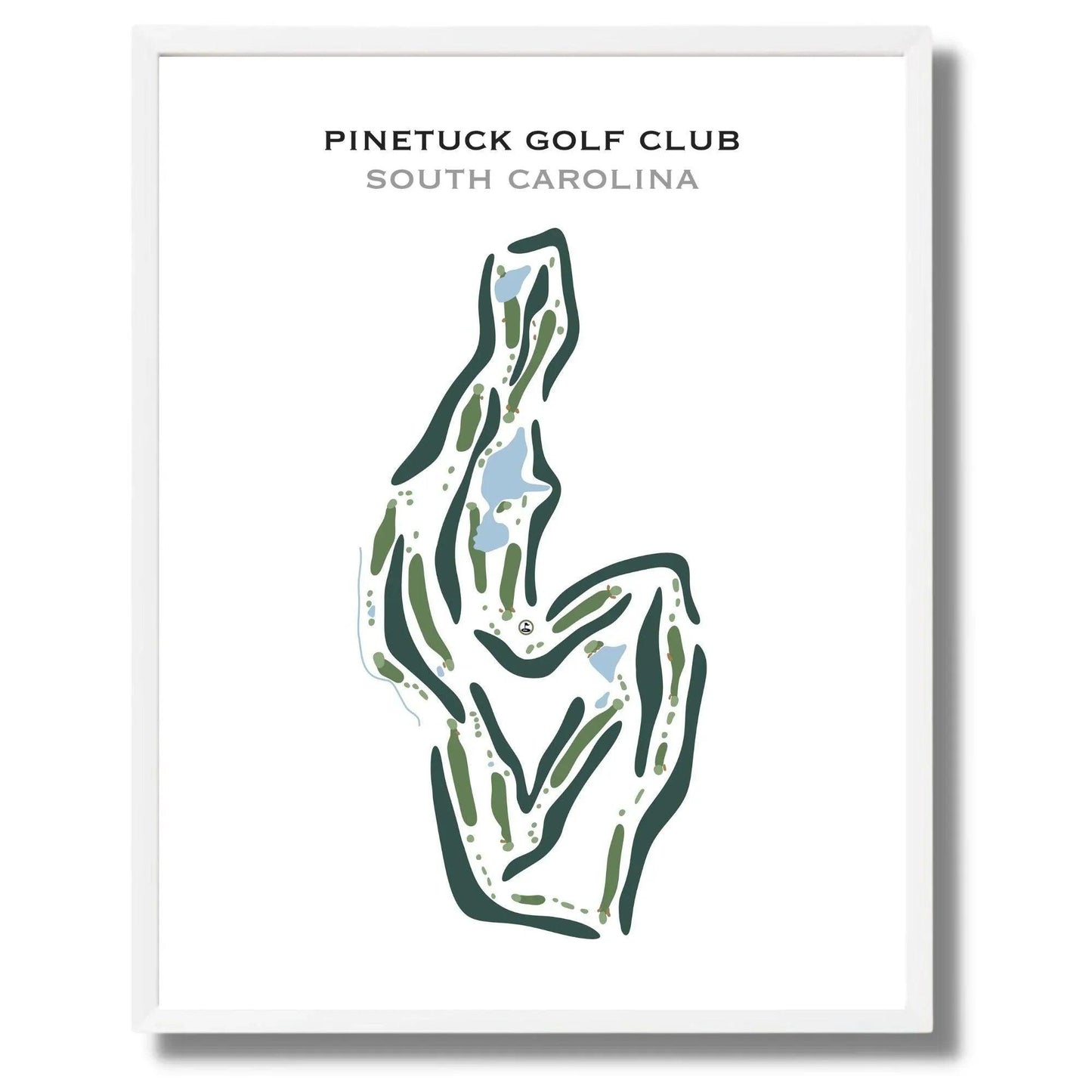 Pinetuck Golf Club, South Carolina - Printed Golf Course