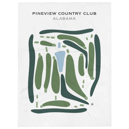 Pineview Country Club, Alabama - Printed Golf Courses