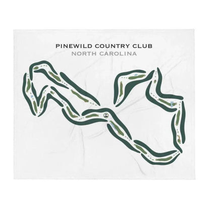 Pinewild Country Club, North Carolina - Printed Golf Courses