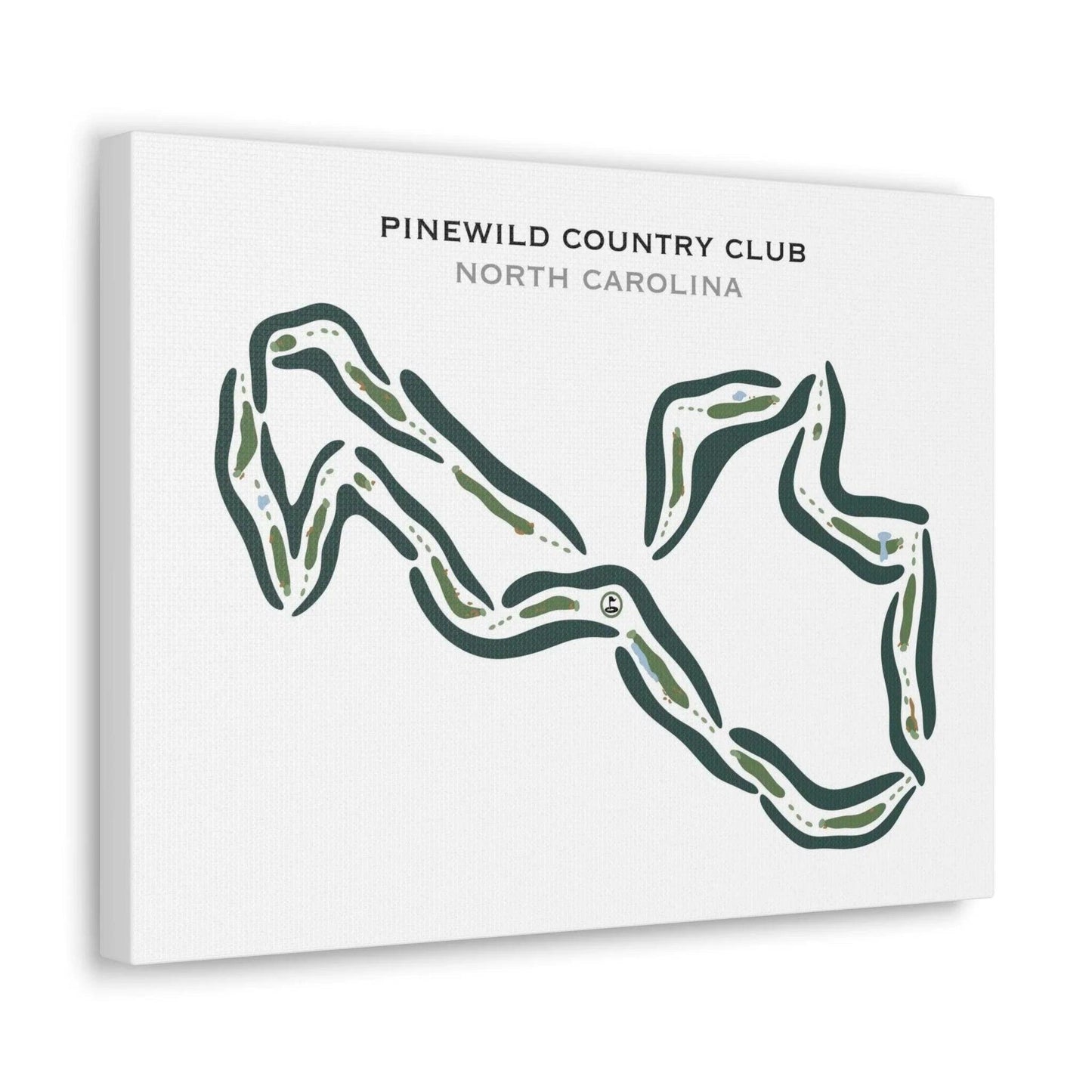 Pinewild Country Club, North Carolina - Printed Golf Courses