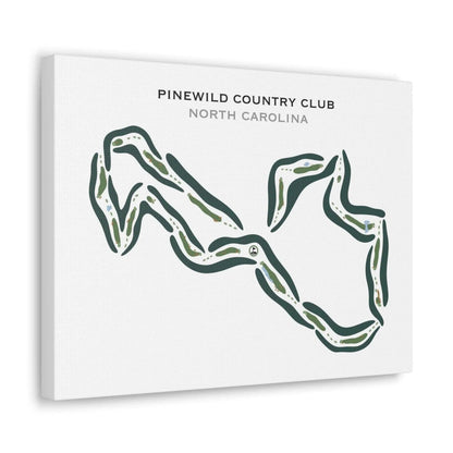 Pinewild Country Club, North Carolina - Printed Golf Courses