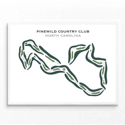 Pinewild Country Club, North Carolina - Printed Golf Courses