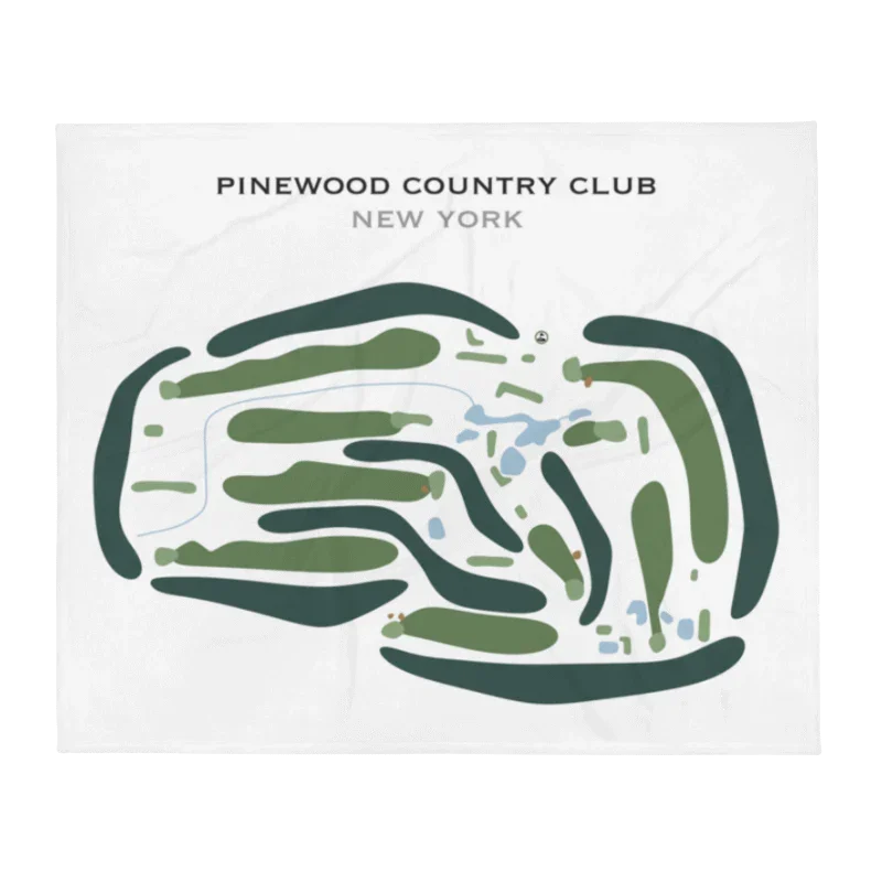 Pinewood Country Club, New York - Printed Golf Courses