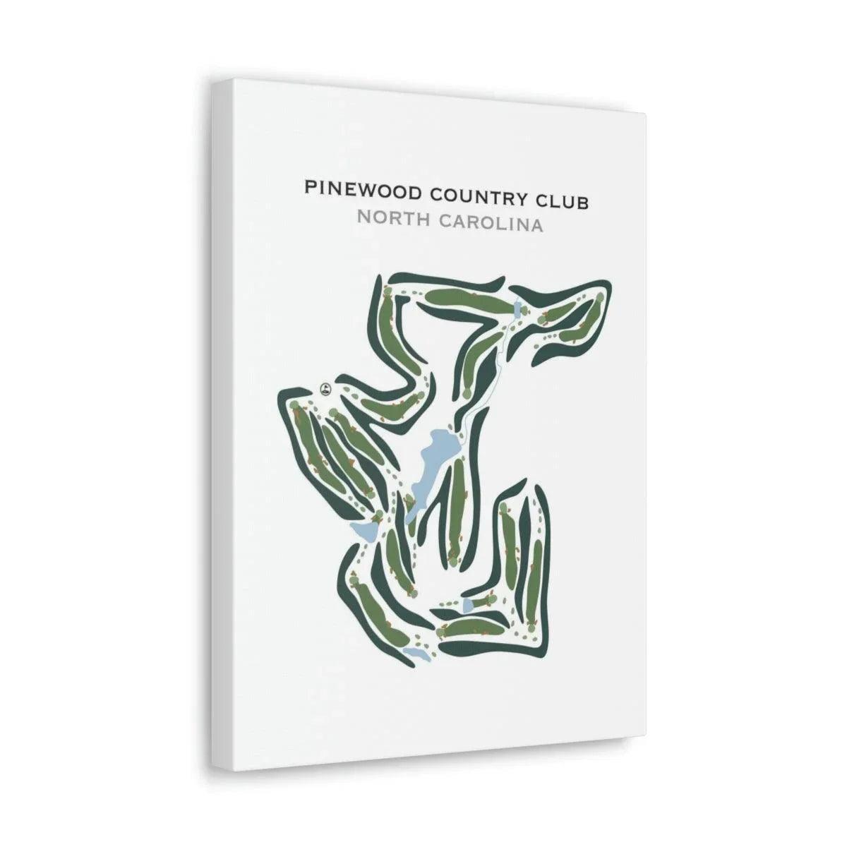 Pinewood Country Club, North Carolina - Printed Golf Courses