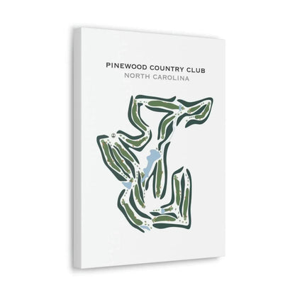 Pinewood Country Club, North Carolina - Printed Golf Courses
