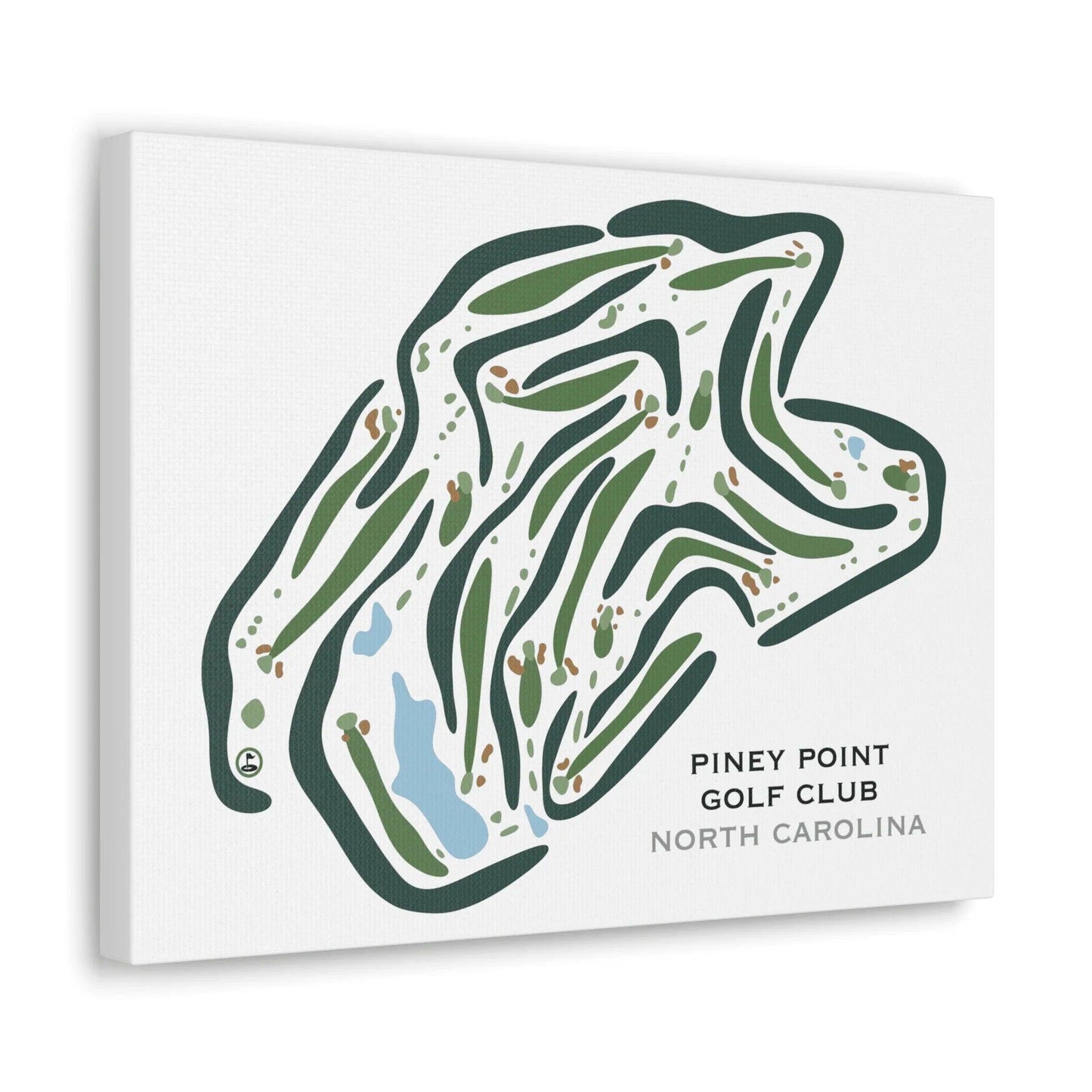 Piney Point Golf Club, North Carolina - Printed Golf Courses