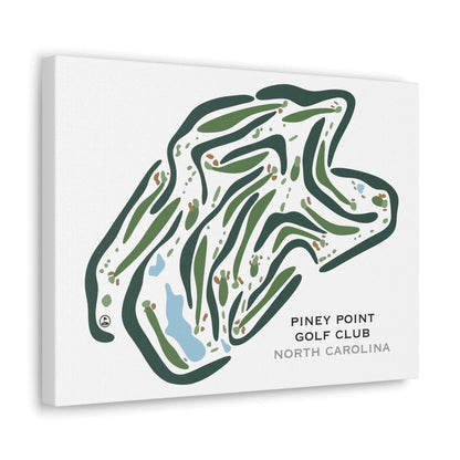 Piney Point Golf Club, North Carolina - Printed Golf Courses