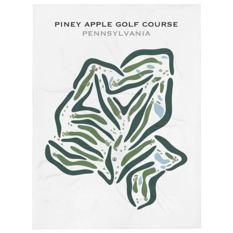 Piney Apple Golf Course, Pennsylvania - Printed Golf Courses
