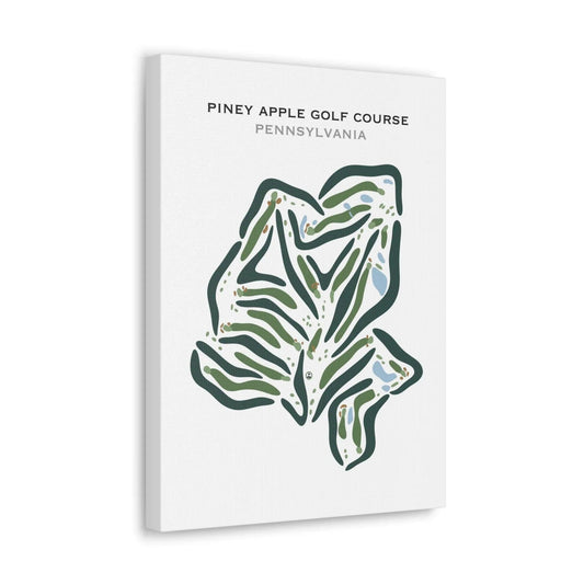 Piney Apple Golf Course, Pennsylvania - Printed Golf Courses