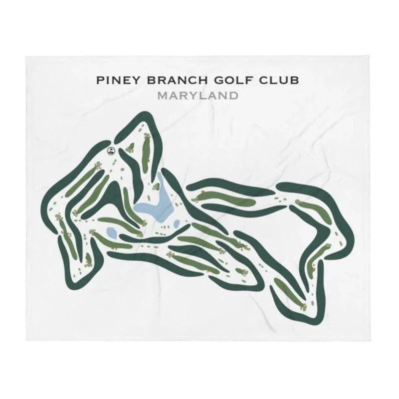 Piney Branch Golf Course, Maryland - Printed Golf Courses