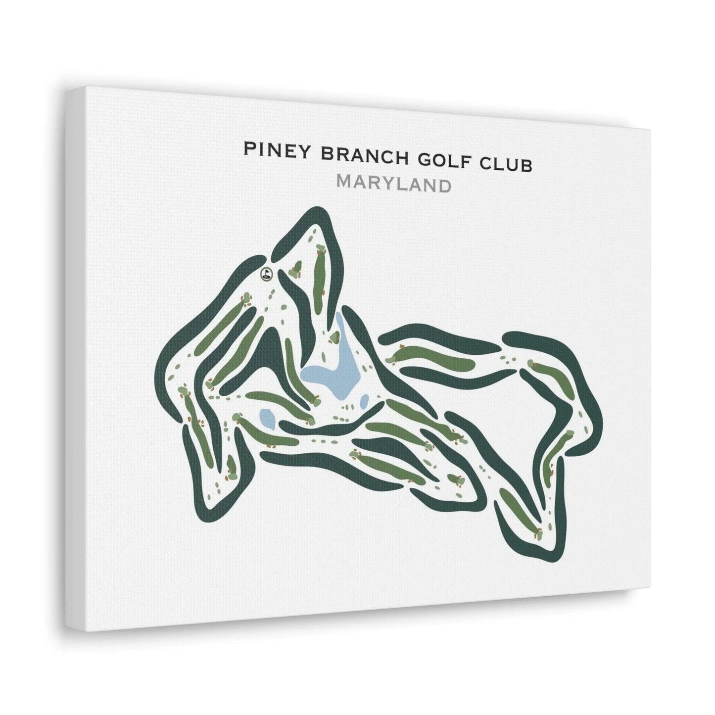 Piney Branch Golf Course, Maryland - Printed Golf Courses
