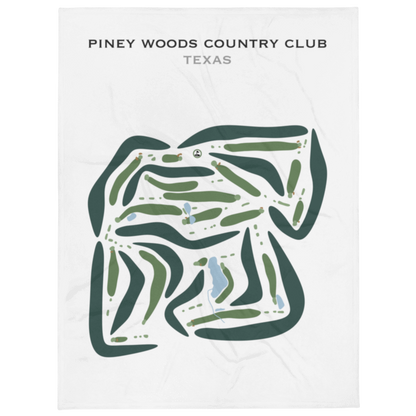 Piney Woods Country Club, Texas - Printed Golf Courses