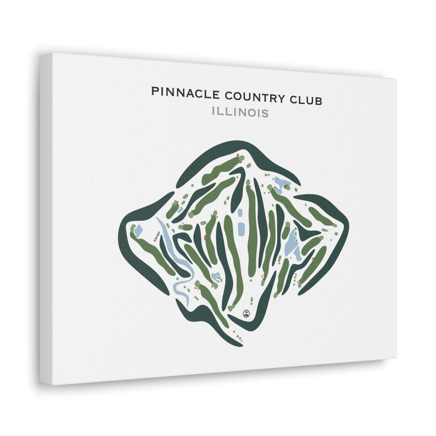 Pinnacle Country Club, Illinois - Printed Golf Courses