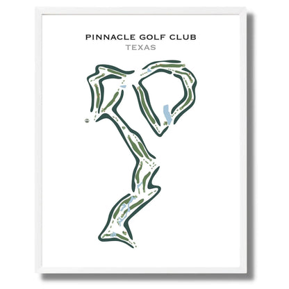 Pinnacle Golf Club, Texas - Printed Golf Course