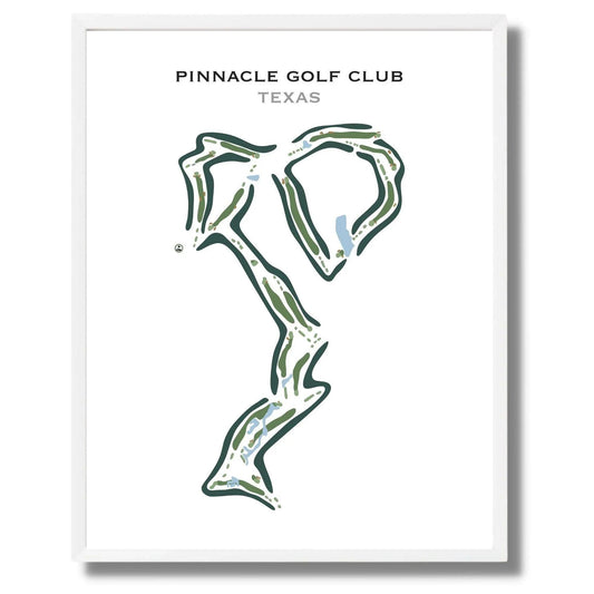 Pinnacle Golf Club, Texas - Printed Golf Course