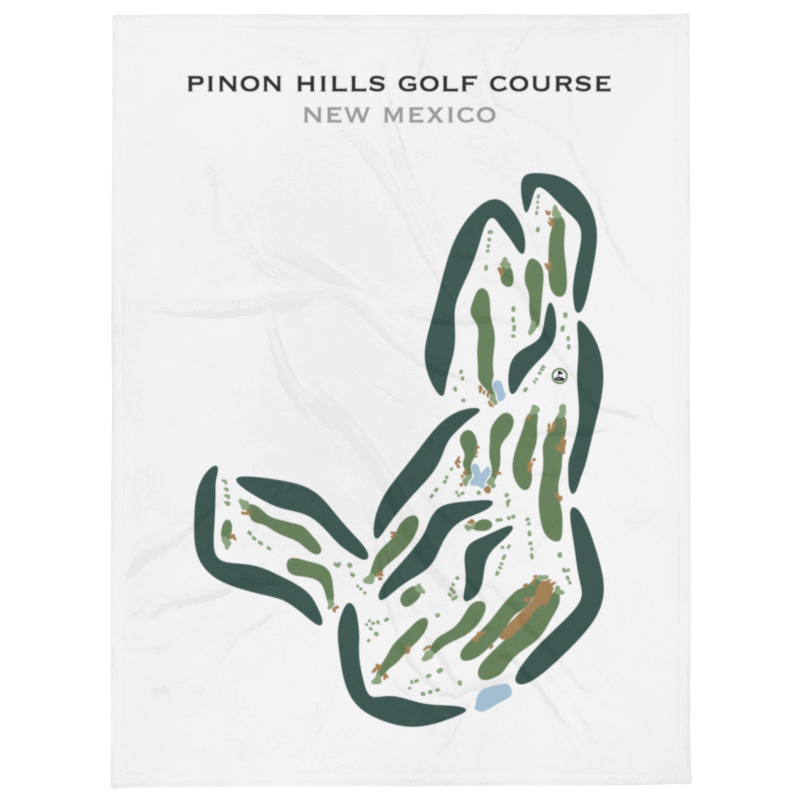 Pinon Hills Golf Course, New Mexico - Printed Golf Courses
