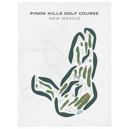 Pinon Hills Golf Course, New Mexico - Printed Golf Courses
