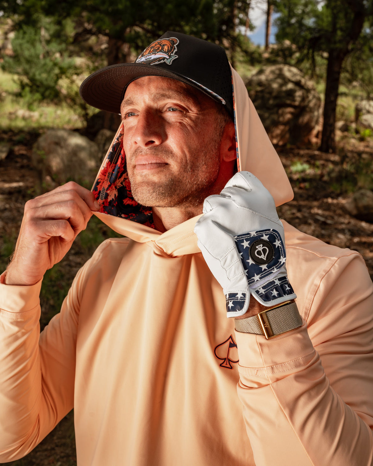 Performance Golf Hoodie - Autumn Leaves