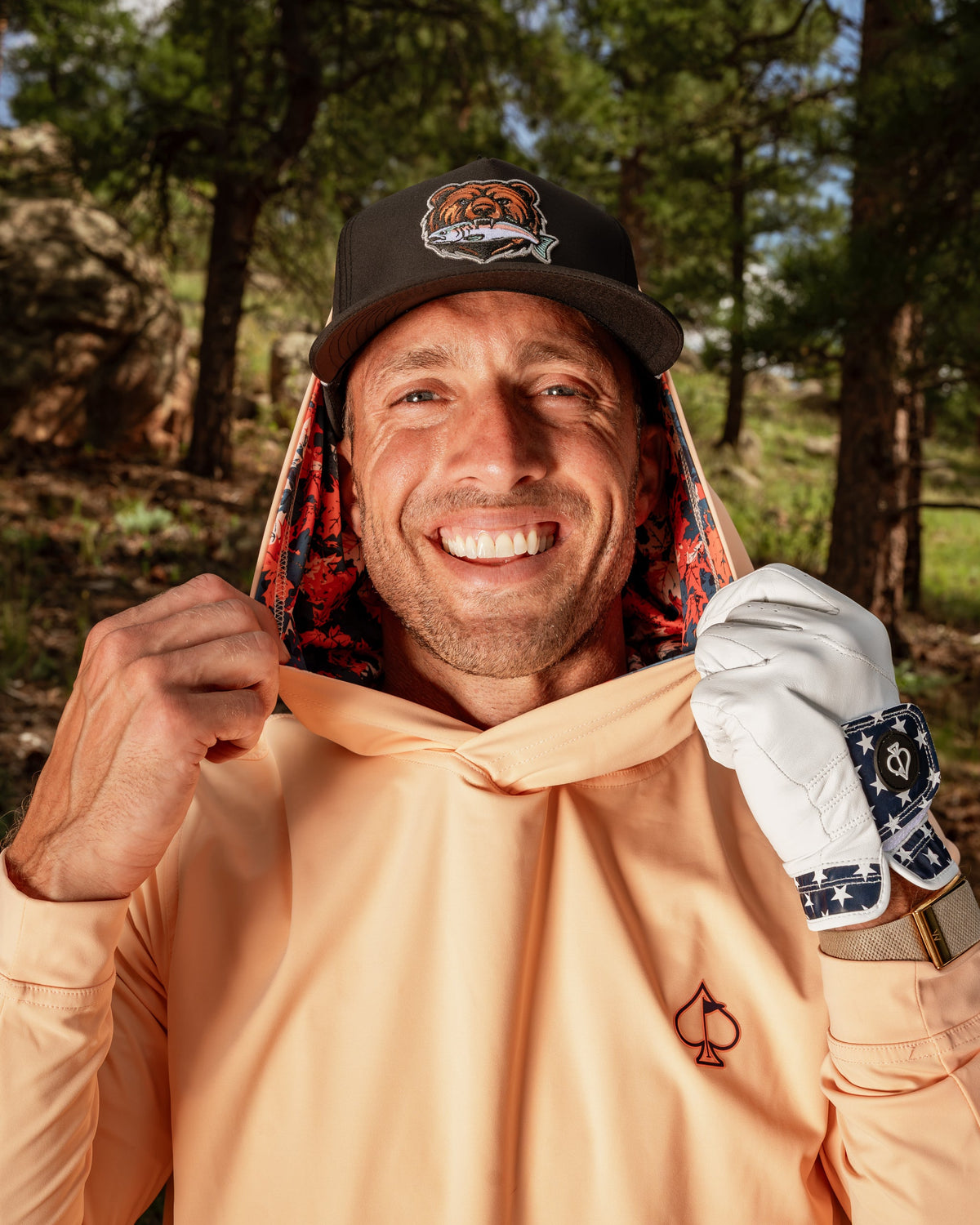 Performance Golf Hoodie - Autumn Leaves