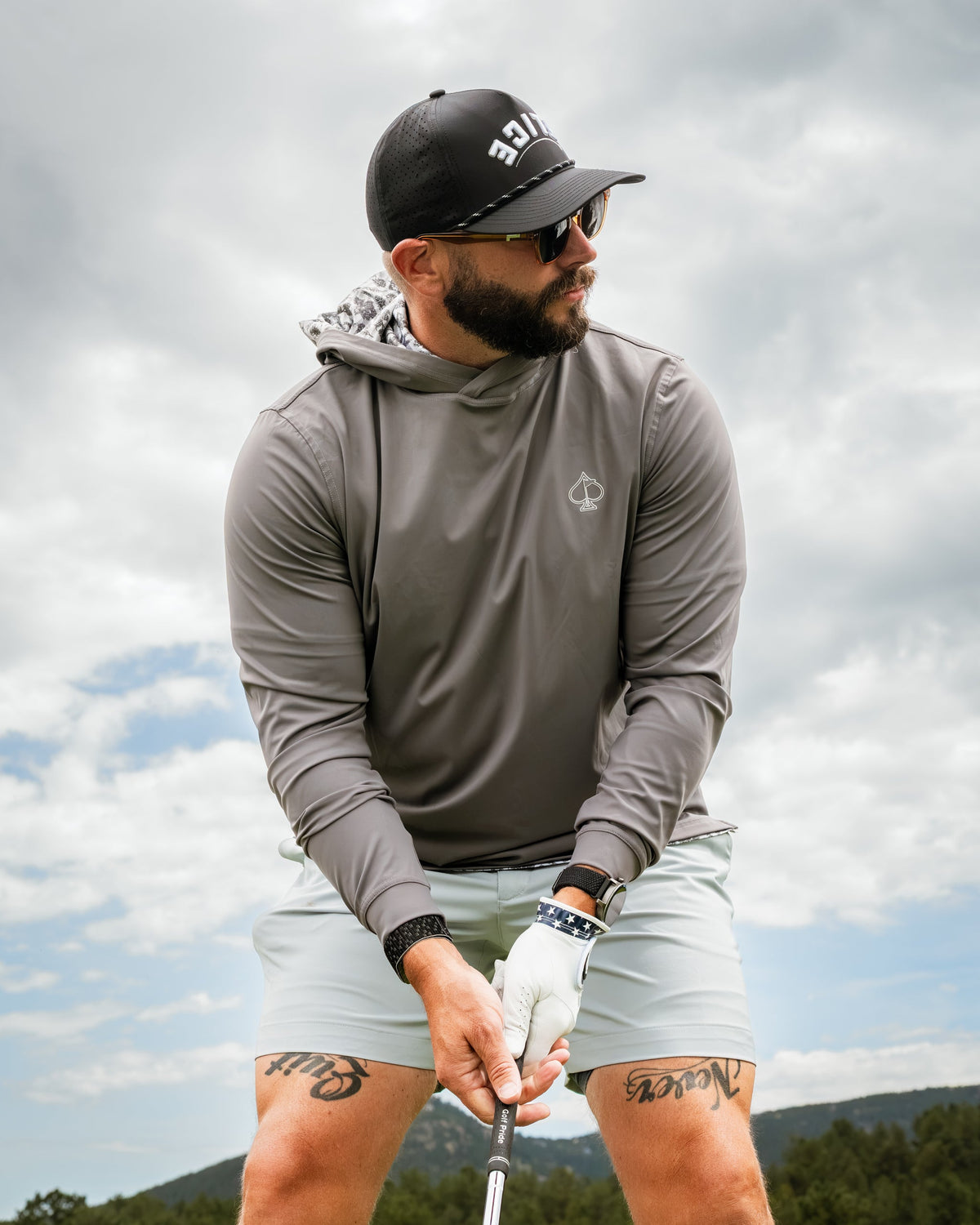 Performance Golf Hoodie - Hops & Barely