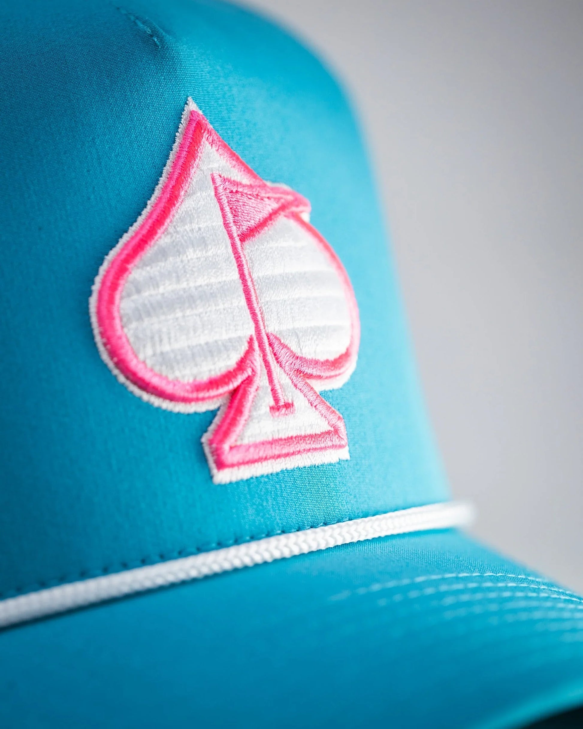 Perforated Rope Hat - Baby Blue - GOLF LEAGUE