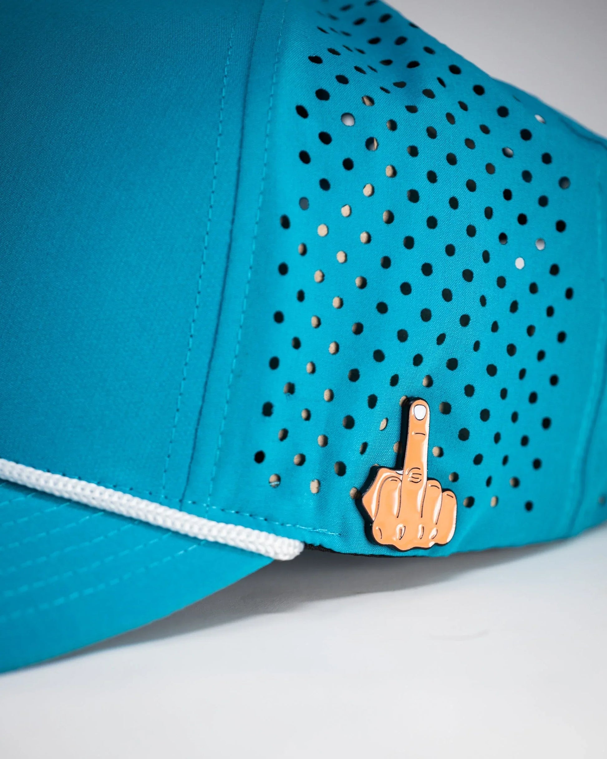 Perforated Rope Hat - Baby Blue - GOLF LEAGUE