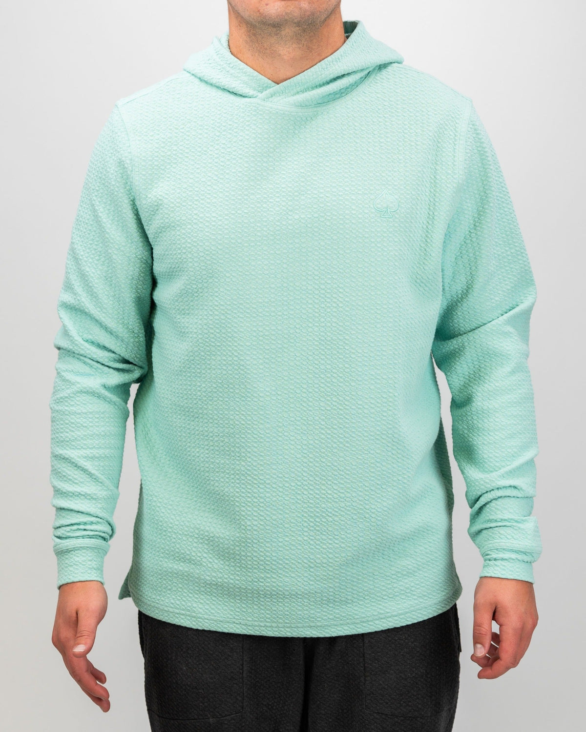 Player Preferred™ Waffle Knit Hoodie - Bright Mint