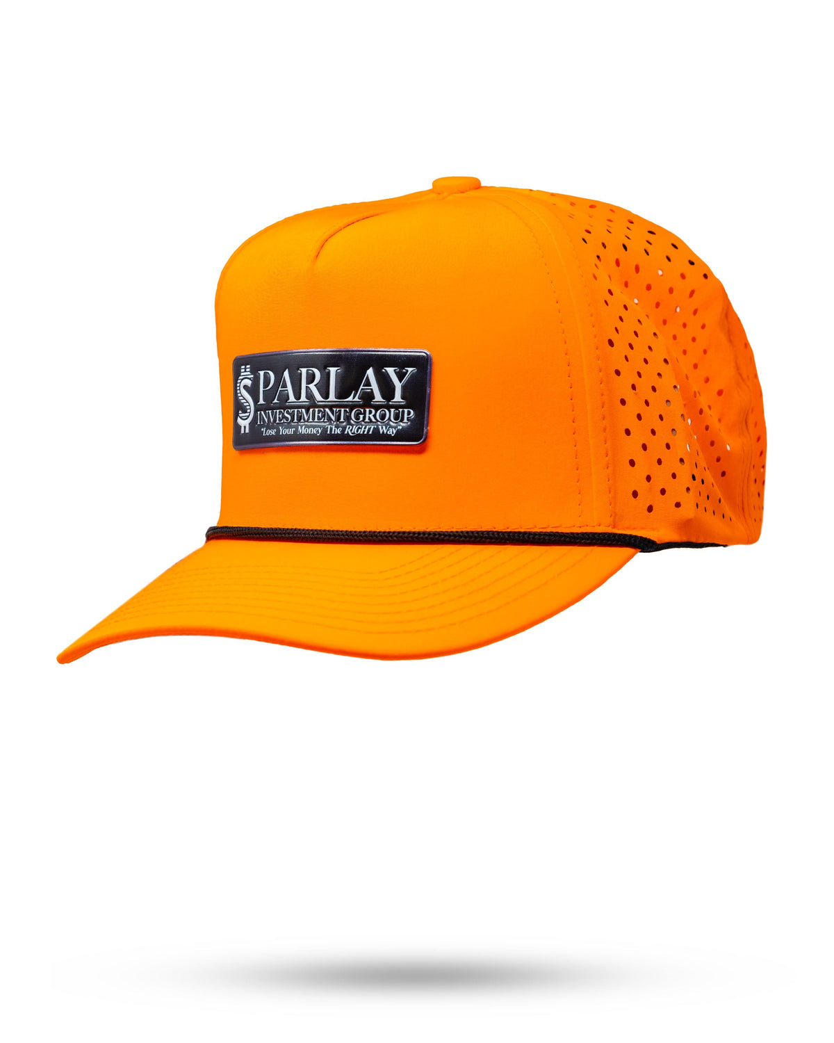 Perforated Rope Hat - Parlay - Highlighter Orange