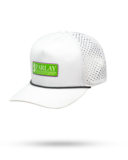 Perforated Rope Hat - Parlay Investment Group - White