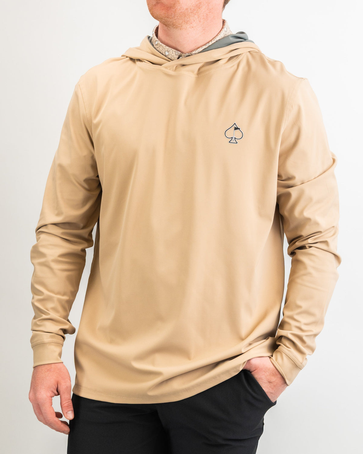 Performance Golf Hoodie - Sand
