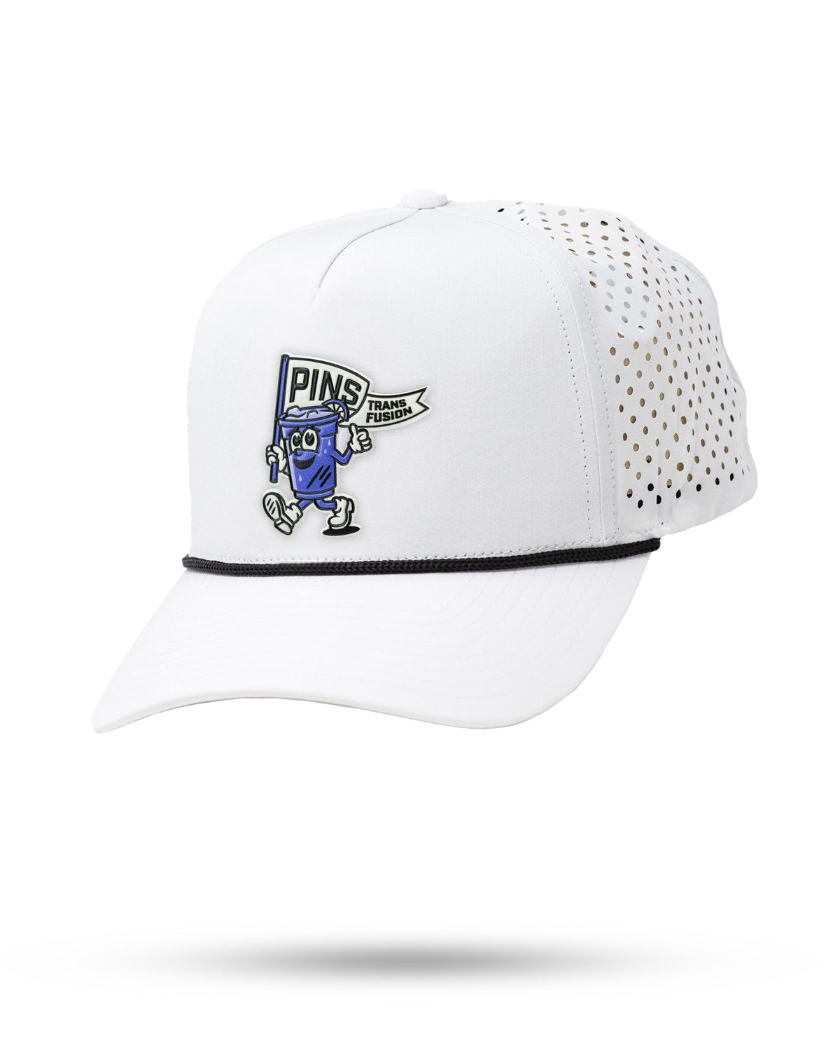 Perforated Rope Hat - Mr. Transfusion - White