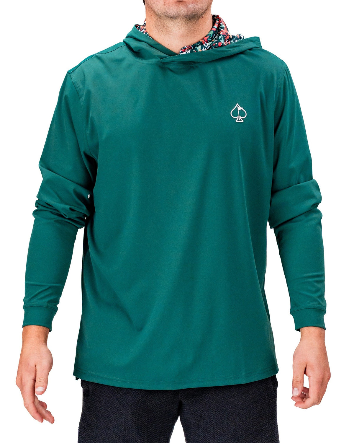 Performance Golf Hoodie - Tiger Shatter Teal