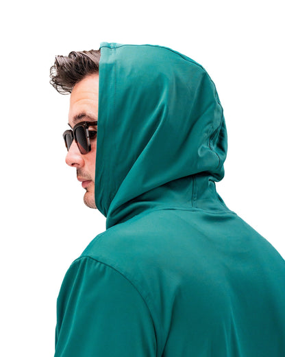 Performance Golf Hoodie - Tiger Shatter Teal