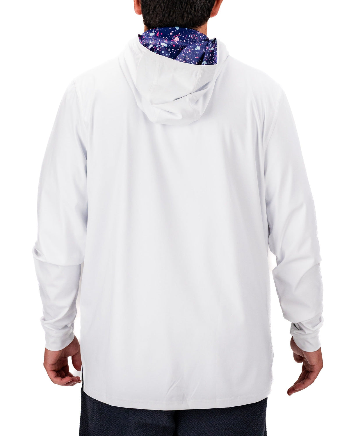 Performance Golf Hoodie - Blue Splatter