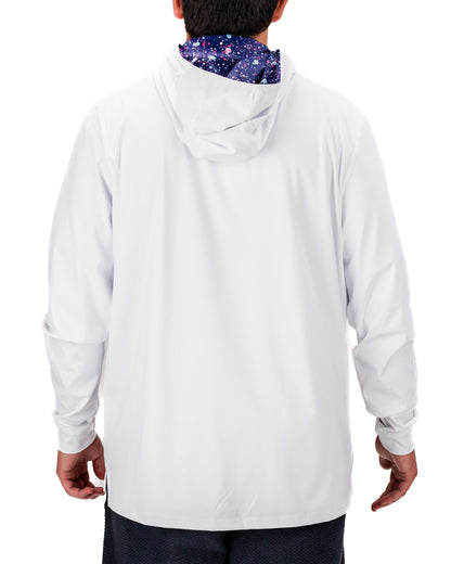 Performance Golf Hoodie - Blue Splatter
