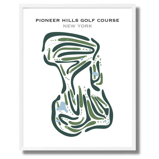 Pioneer Hills Golf Course, New York - Printed Golf Courses
