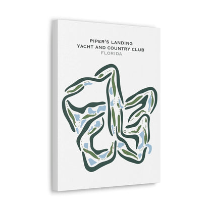 Piper's Landing Yacht & Country Club, Florida - Printed Golf Courses