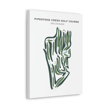 Pipestone Creek Golf Course, Michigan - Printed Golf Courses