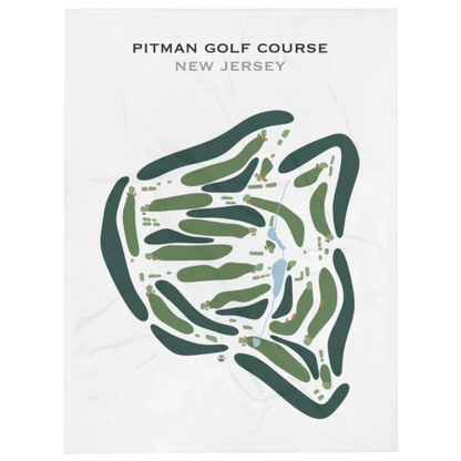 Pitman Golf Course, New Jersey - Printed Golf Courses