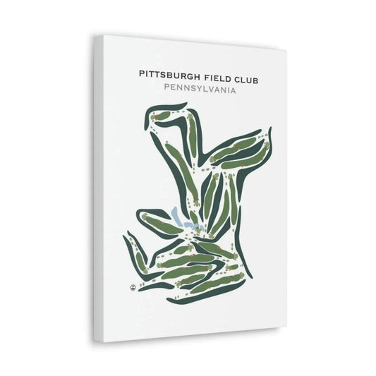 Pittsburgh Field Club, Pennsylvania - Printed Golf Courses