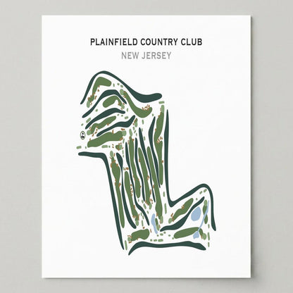 Plainfield Country Club, New Jersey - Printed Golf Courses