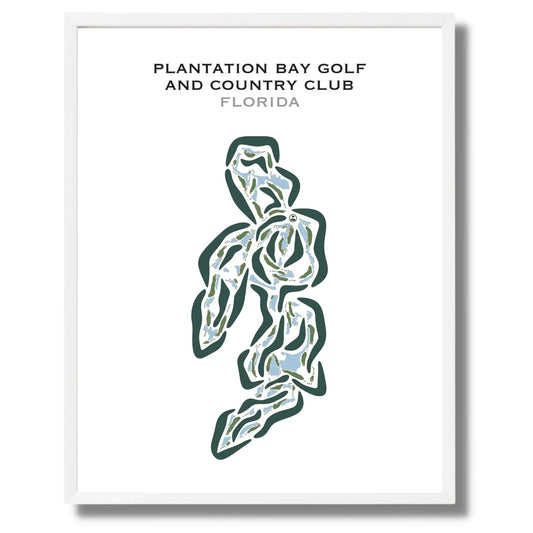 Plantation Bay Golf & Country Club, Florida  - Printed Golf Courses